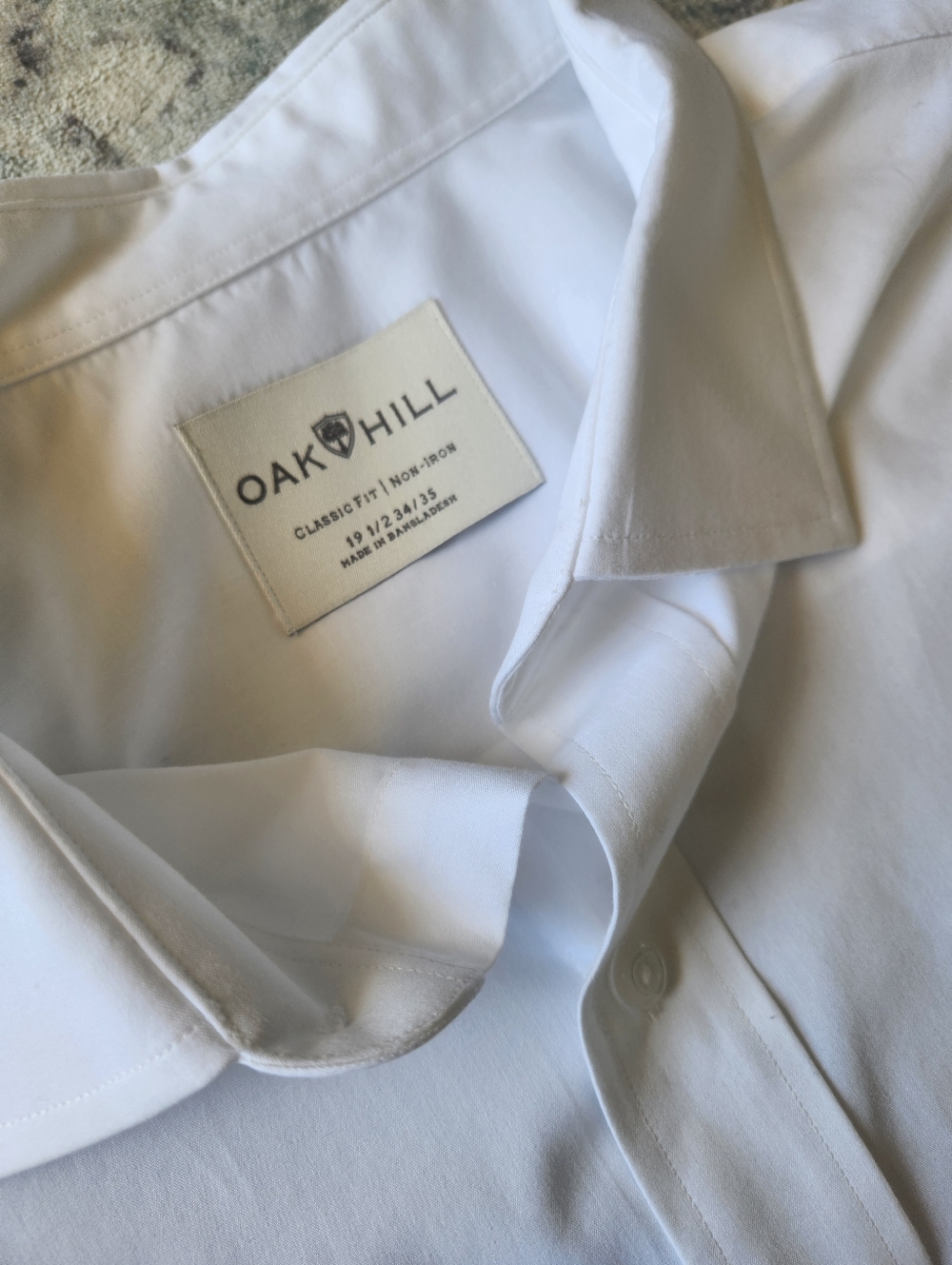 Men's Classic White LS Dress Shirt